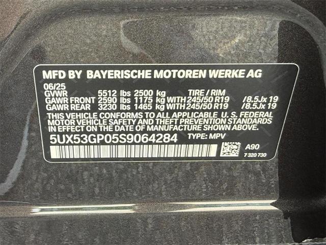 Photo of 2025 Dark Graphite Metallic BMW X3