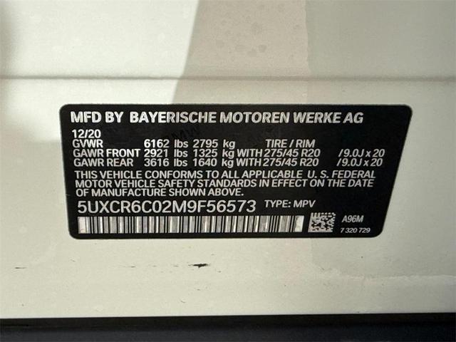 Photo of 2021 Mineral White Metallic BMW X5