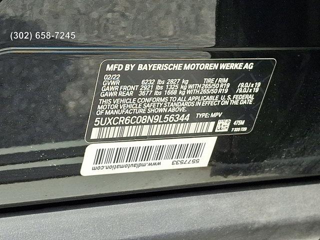 Photo of 2022 Black Sapphire Metallic BMW X5