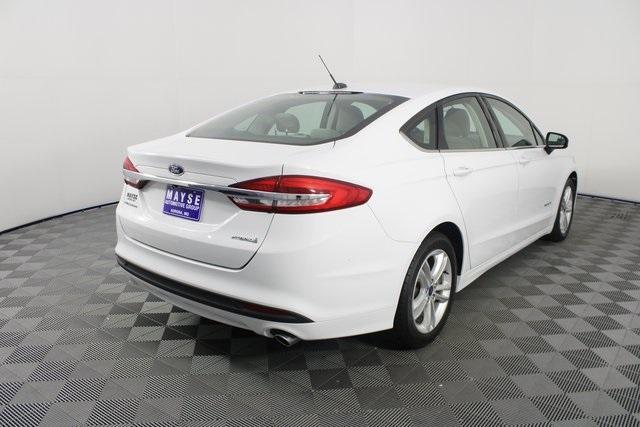 Photo of 2018 Oxford White Ford Fusion Hybrid