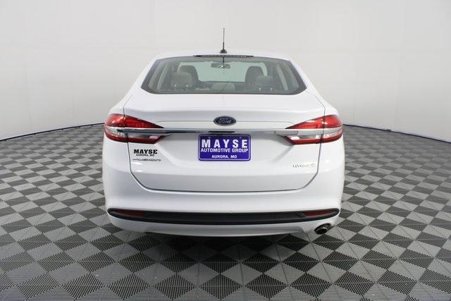 Photo of 2018 Oxford White Ford Fusion Hybrid