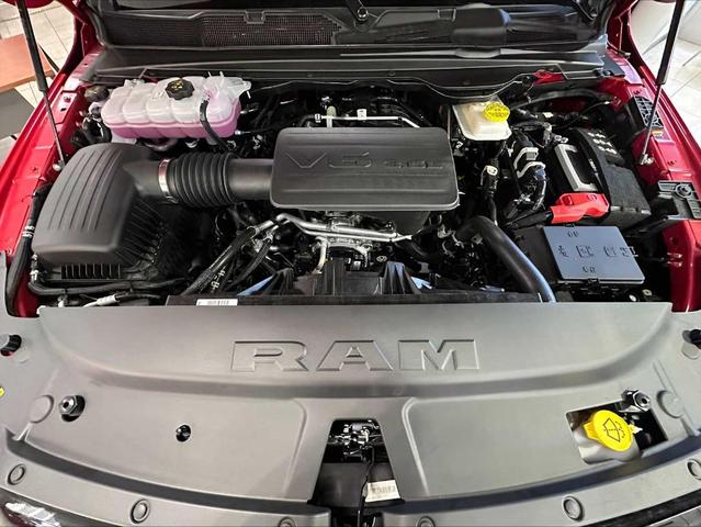 Photo of 2025 Flame Red Clearcoat RAM 1500