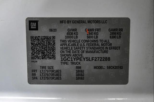 Photo of 2020 Summit White Chevrolet Silverado 2500