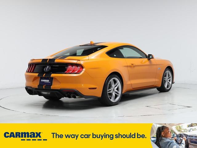 Photo of 2021 Orange Ford Mustang