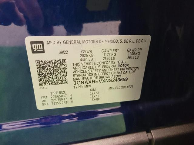 Photo of 2022 Blue Glow Metallic Chevrolet Equinox