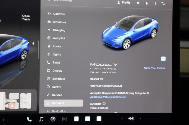 Photo of 2022 Deep Blue Metallic Tesla Model Y