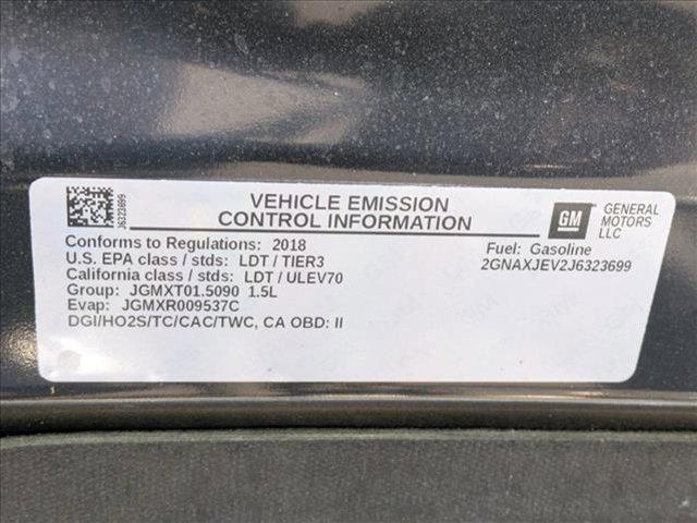 Photo of 2018 Mosaic Black Metallic Chevrolet Equinox