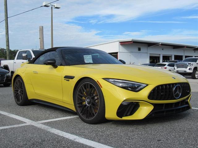 Photo of 2022 Yellow Mercedes-Benz AMG SL 63