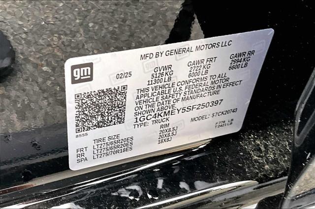 Photo of 2025 Black Chevrolet Silverado 2500