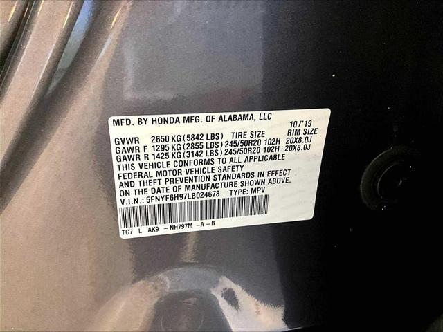 Photo of 2020 Modern Steel Metallic Honda Pilot
