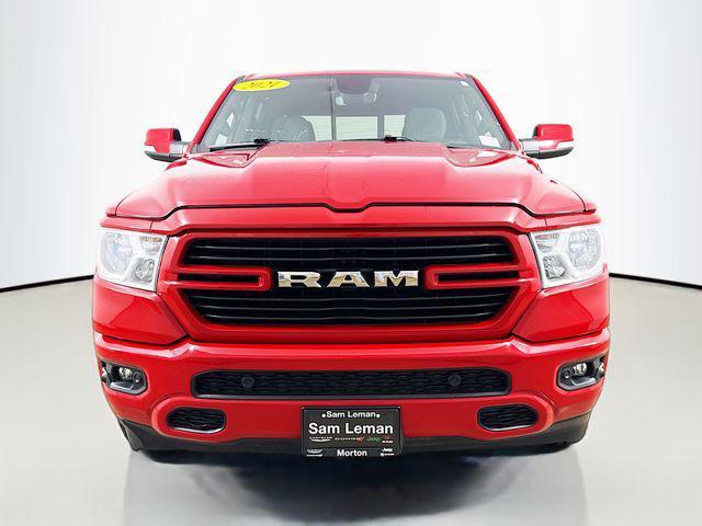 Photo of 2021 Flame Red Clearcoat RAM 1500