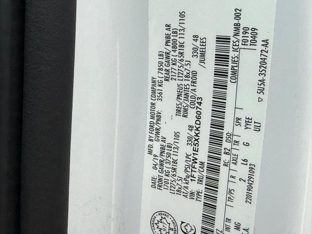 Photo of 2019 Oxford White Ford F-150