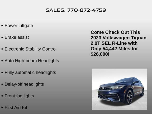 Photo of 2023 Atlantic Blue Metallic Volkswagen Tiguan