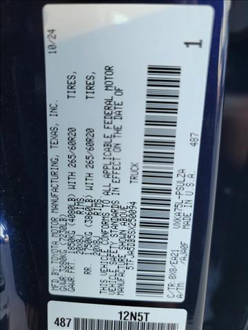 Photo of 2025 Blueprint Toyota Tundra