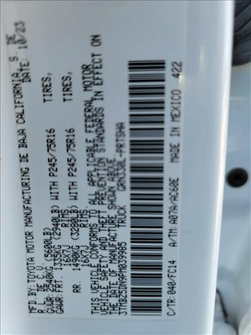 Photo of 2023 Ice Cap Toyota Tacoma