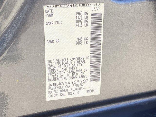 Photo of 2023 Gun Metallic Nissan Altima