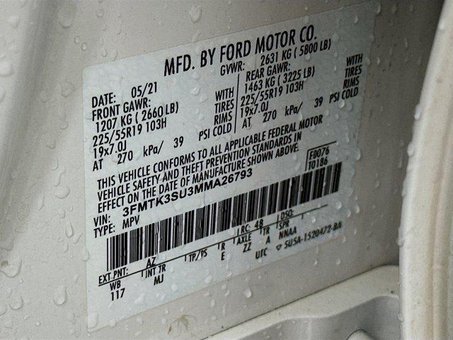 Photo of 2021 Star White Metallic Tri-Coat Ford Mustang Mach-E
