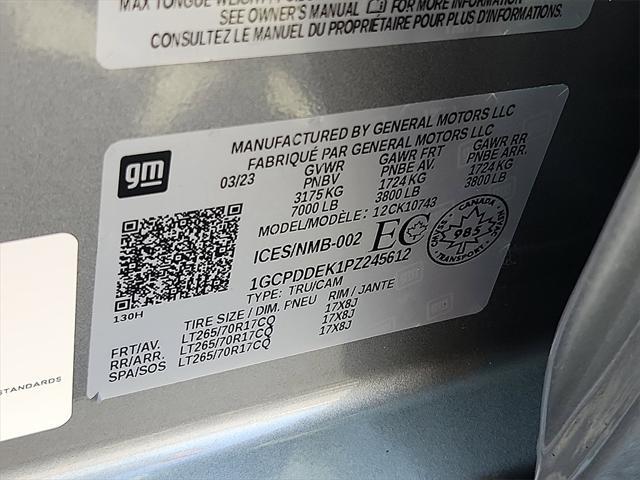 Photo of 2023 Sterling Gray Metallic Chevrolet Silverado 1500