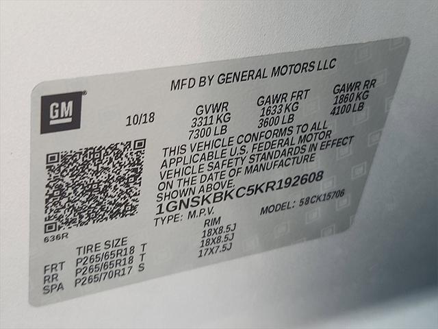 Photo of 2019 Silver Ice Metallic Chevrolet Tahoe