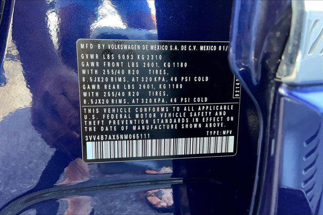 Photo of 2022 Atlantic Blue Metallic Volkswagen Tiguan