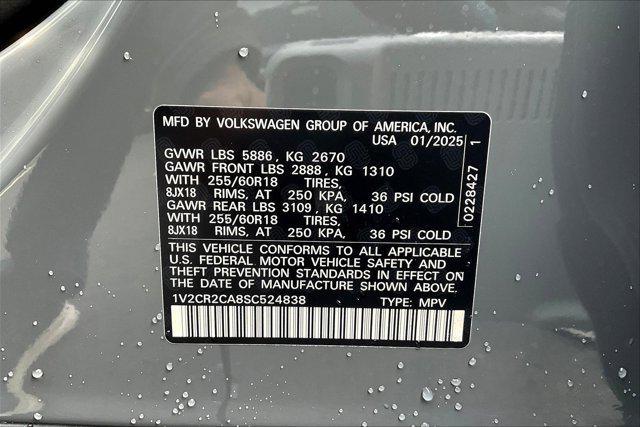 Photo of 2025 Pure Gray Volkswagen Atlas