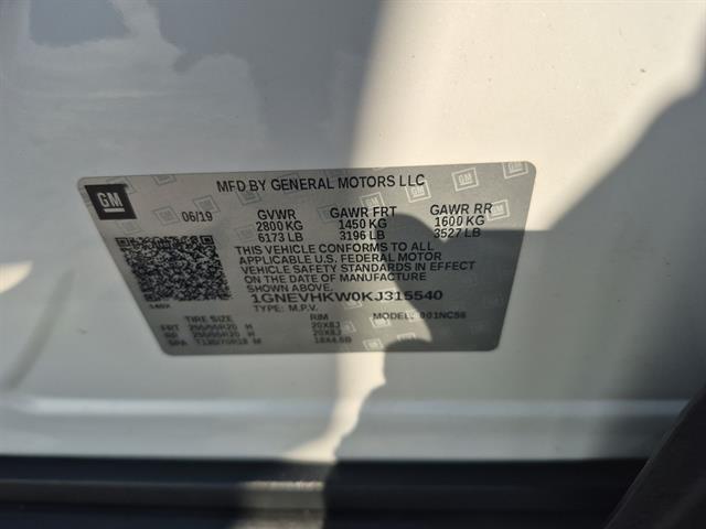 Photo of 2019 Iridescent Pearl Tricoat Chevrolet Traverse