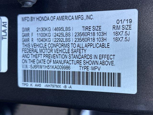 Photo of 2019 Modern Steel Metallic Honda CR-V