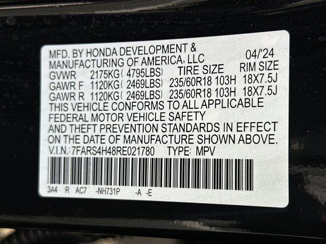 Photo of 2024 Crystal Black Pearl Honda CR-V