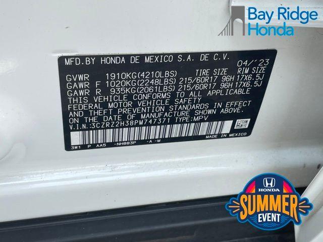 Photo of 2023 Platinum White Pearl Honda HR-V