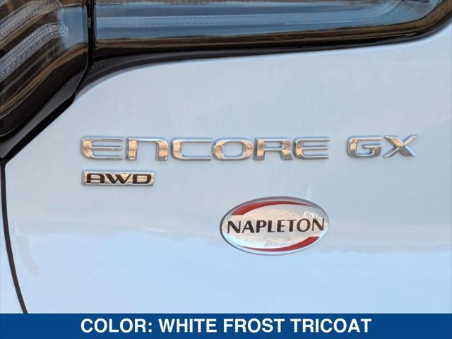 Photo of 2025 White Frost Tricoat Buick Encore GX