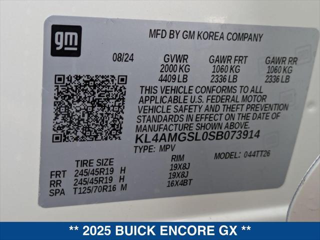 Photo of 2025 White Frost Tricoat Buick Encore GX