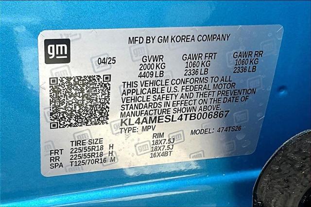 Photo of 2026 Aquamarine Blue Metallic Buick Encore GX