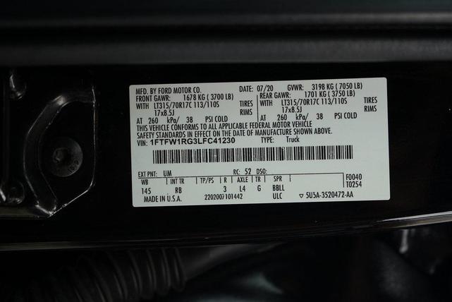 Photo of 2020 Agate Black Metallic Ford F-150