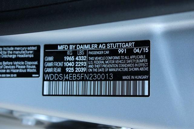 Photo of 2015 Silver Mercedes-Benz CLA-Class