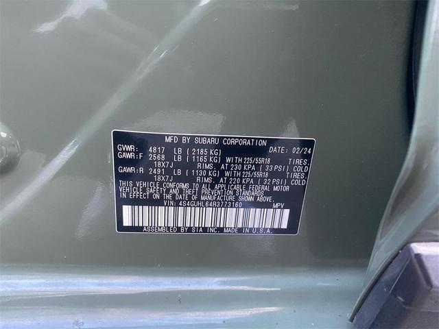 Photo of 2024 Alpine Green Subaru Crosstrek