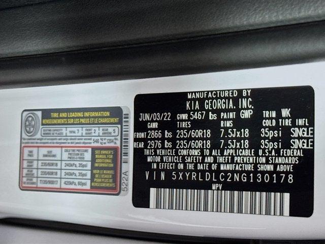 Photo of 2022 Glacial White Pearl Kia Sorento
