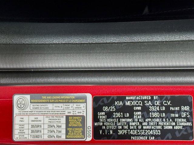 Photo of 2025 Currant Red Kia K4