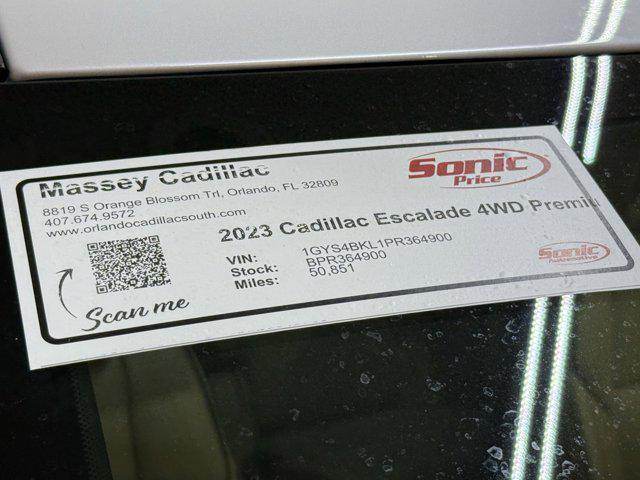 Photo of 2023 Crystal White Tricoat Cadillac Escalade