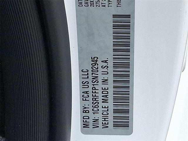 Photo of 2025 White RAM 1500