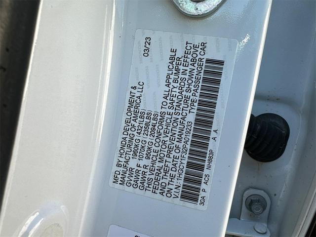 Photo of 2023 White Honda Accord