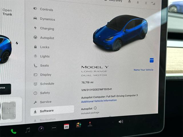 Photo of 2021 Blue Tesla Model Y