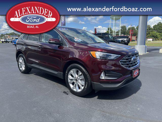 Photo of 2024 Burgundy Velvet Metallic Tinted Clearcoat Ford Edge