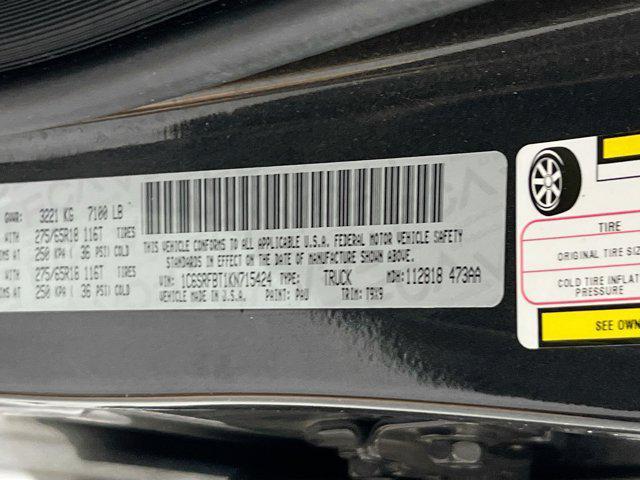 Photo of 2019 Granite Crystal Metallic Clearcoat RAM 1500