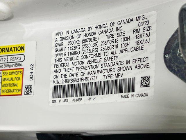 Photo of 2023 Platinum White Pearl Honda CR-V Hybrid
