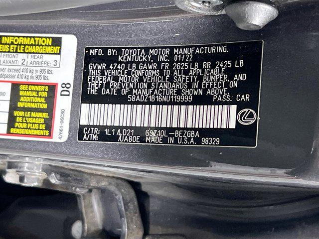 Photo of 2022 Cloudburst Gray Lexus ES 350