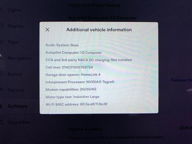 Photo of 2016 White Tesla Model S
