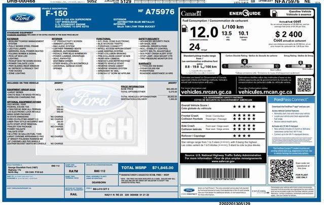 Photo of 2022 Agate Black Metallic Ford F-150