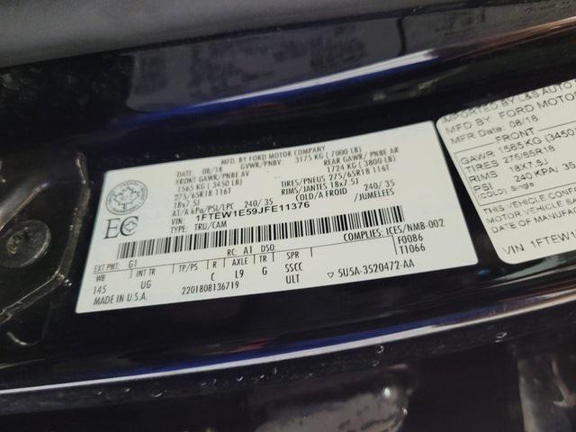 Photo of 2018 Shadow Black Ford F-150