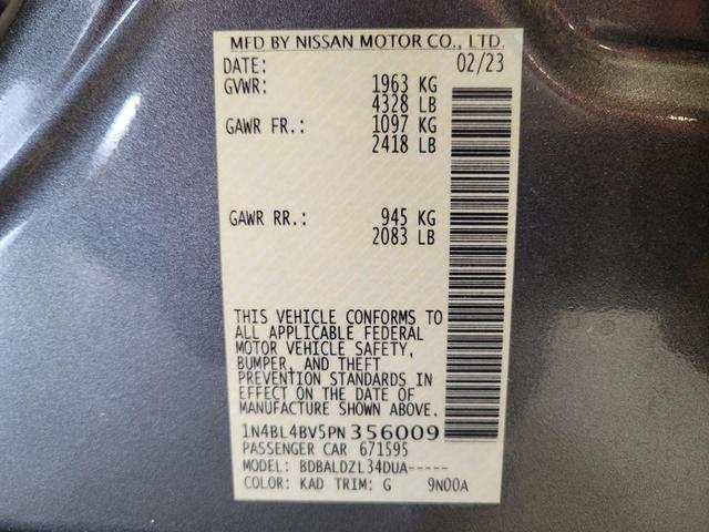 Photo of 2023 Gun Metallic Nissan Altima