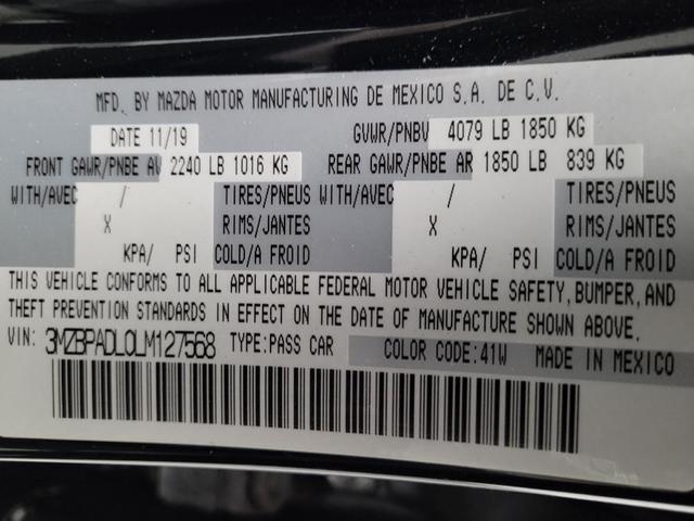 Photo of 2020 Jet Black Mica Mazda Mazda3